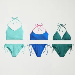 Arizona Womens Lined Textured Juniors Cheeky Hipster Bikini Swimsuit Bottom