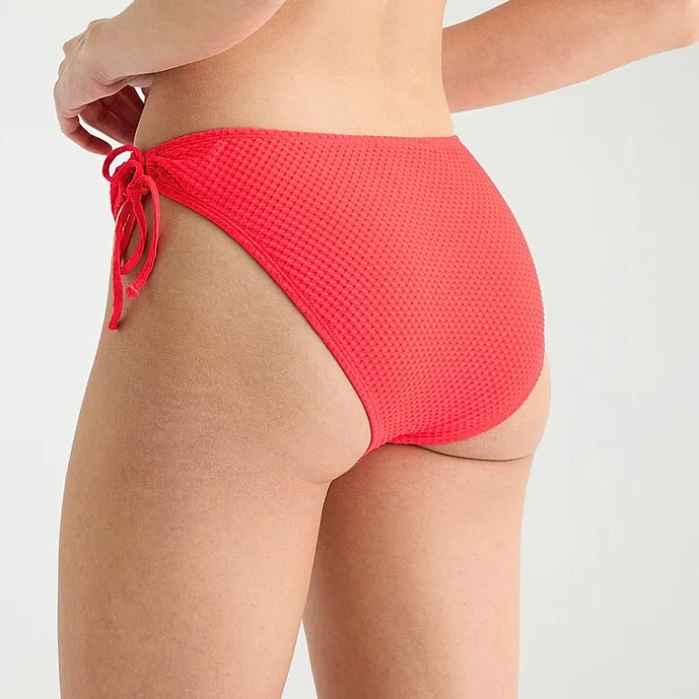 Arizona Womens Lined Textured Juniors Cheeky Hipster Bikini Swimsuit Bottom