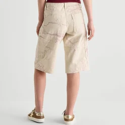 Arizona Womens 15" Low Rise Juniors Denim Short