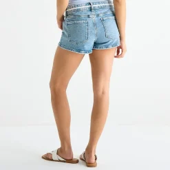 Arizona Womens 2 1/2" Low Rise Juniors Denim Short