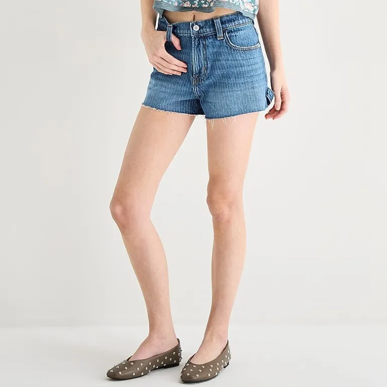 Arizona Womens 2" Low Rise Juniors Denim Short