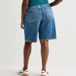 Arizona Womens 12" Low Rise Juniors Plus Denim Short