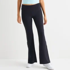 Arizona Womens Mid Rise 30 1/2" Active Flare Juniors Full Length Leggings