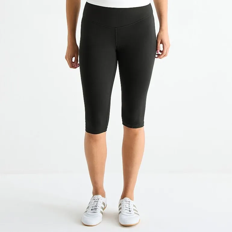 Arizona Womens Mid Rise Juniors Capri Legging