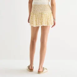 Arizona Womens Mid Rise Juniors Skort