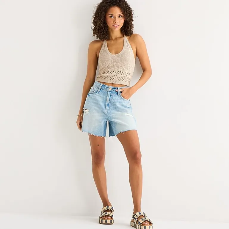 Arizona Womens 5" Mid Rise Juniors Denim Short