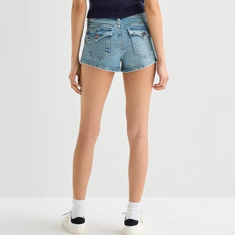 Arizona Womens 2 1/2" Mid Rise Juniors Denim Short