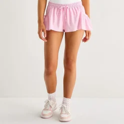 Arizona Womens Mid Rise Juniors Active Pull-On Short