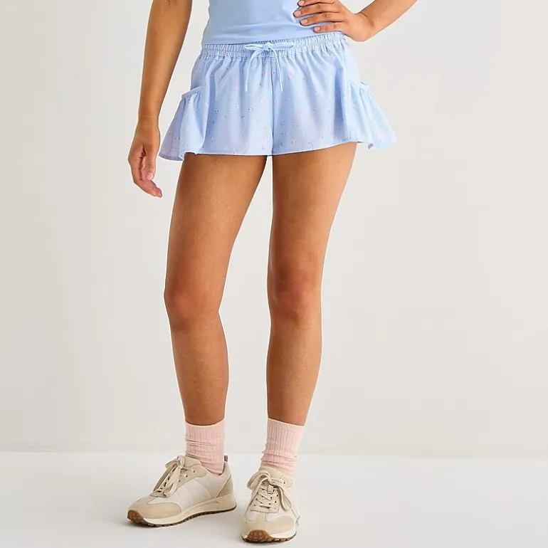 Arizona Womens Mid Rise Juniors Active Pull-On Short