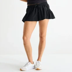 Arizona Womens Mid Rise Juniors Active Pull-On Short