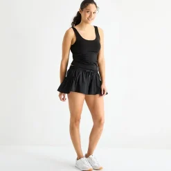 Arizona Womens Mid Rise Juniors Active Pull-On Short