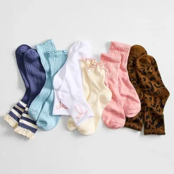 Arizona Womens 2 Pair Crew Socks
