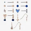 Arizona Womens 9 Pair Earring Set