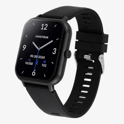 Armitron Connect Unisex Adult Chronograph Black Smart Watch 42-1017dgbk