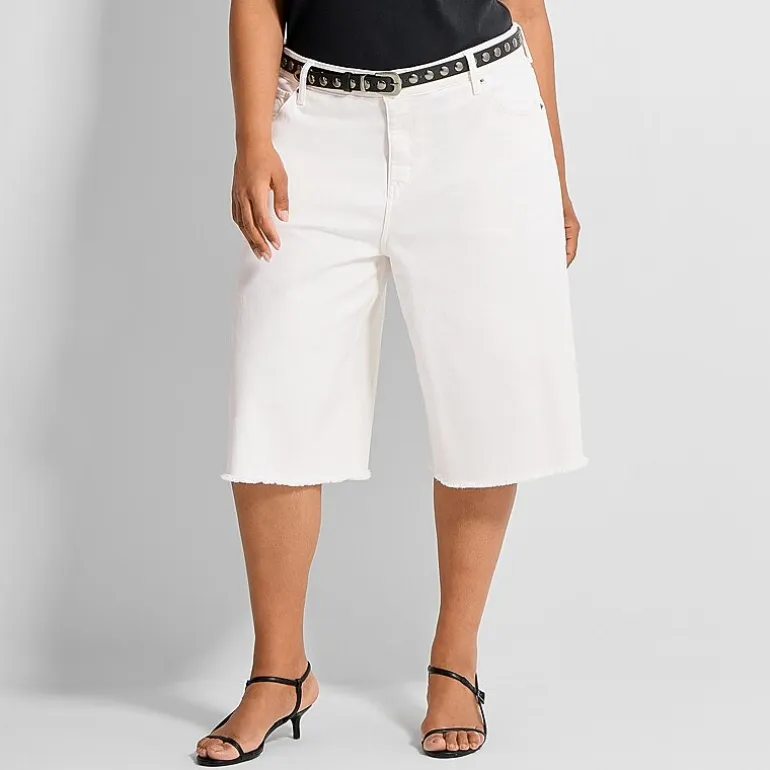 Ashley Graham Women's Plus Baggy Short