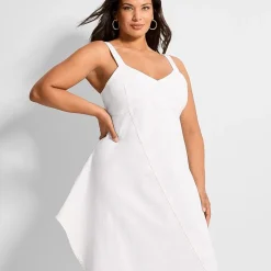 Ashley Graham Women's Plus Midi Dress