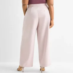 Ashley Graham Womens Plus Trouser