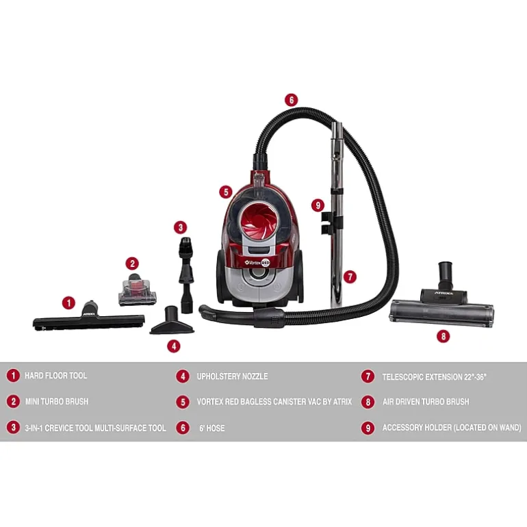 Atrix Bagless Hepa Cannister Vacuum