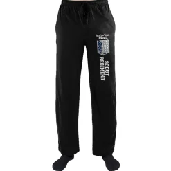 Attack On Titan Scout Mens Fleece 1 Pair Pajama Pants