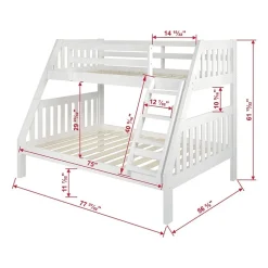 Austin Mission Twin over Full Bunk Bed