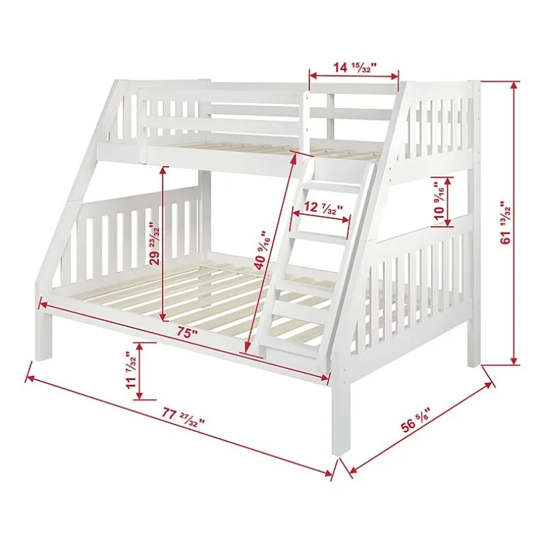 Austin Mission Twin over Full Bunk Bed