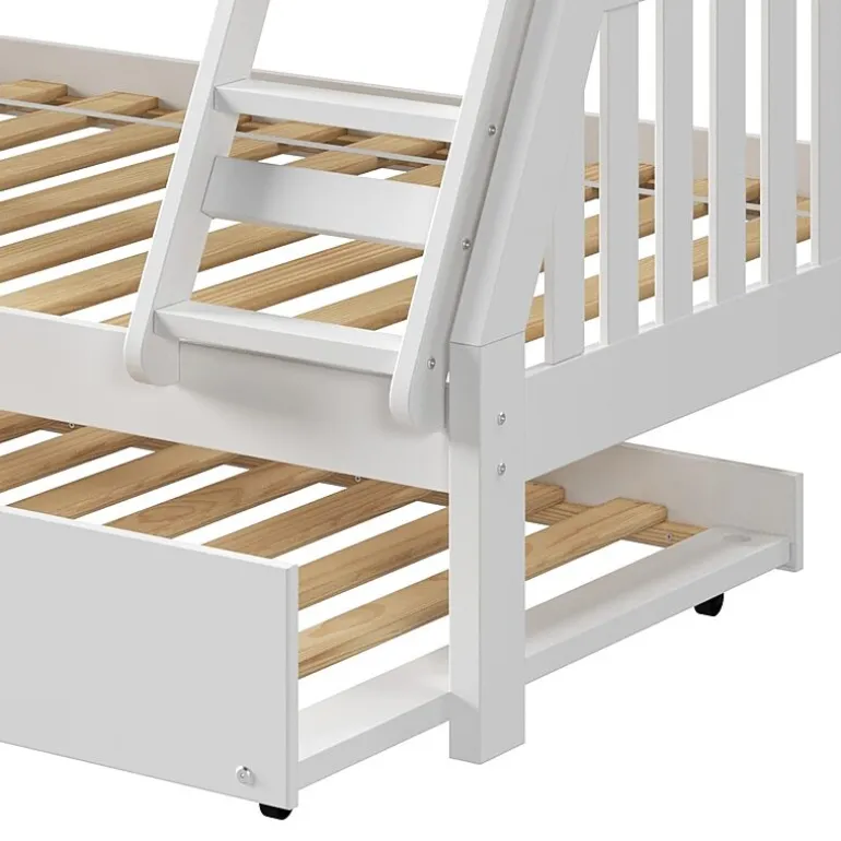 Austin Mission Twin over Full Bunk Bed with Twin Trundle