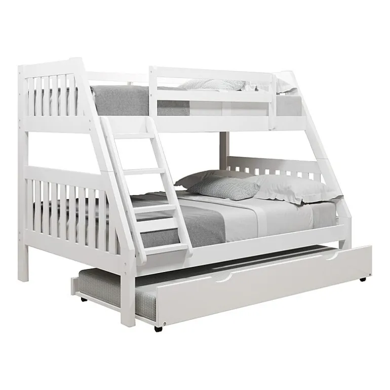 Austin Mission Twin over Full Bunk Bed with Twin Trundle