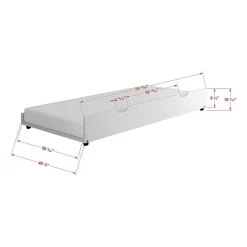 Austin Mission Twin over Full Bunk Bed with Twin Trundle