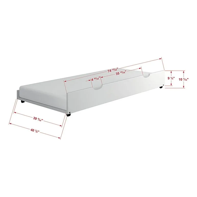Austin Mission Twin over Full Bunk Bed with Twin Trundle