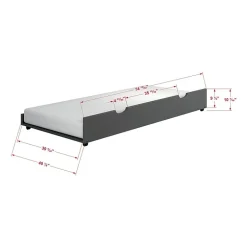 Austin Mission Twin over Twin Bunk Bed with Twin Trundle