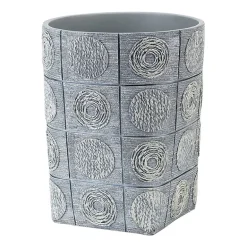 Avanti Galaxy Silver Wastebasket