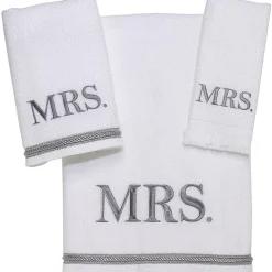 Avanti "Mr. & Mrs." Bath Towels