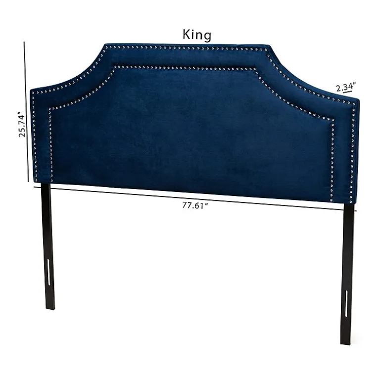 Avignon Upholstered Headboard with Nailhead Trim