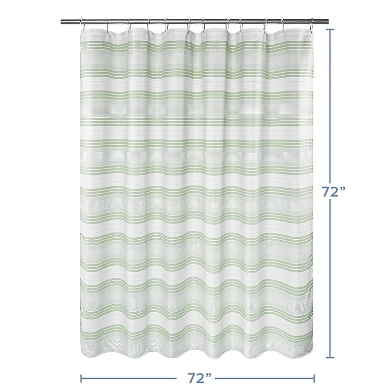 Awesome Home™ Beach Stripe Shower Curtain
