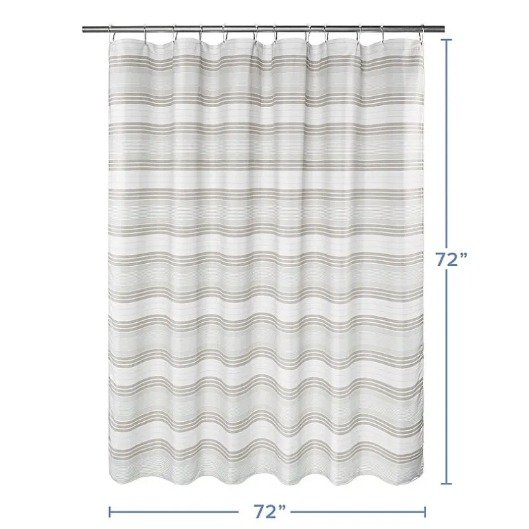 Awesome Home™ Beach Stripe Shower Curtain