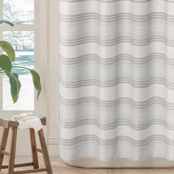 Awesome Home™ Beach Stripe Shower Curtain