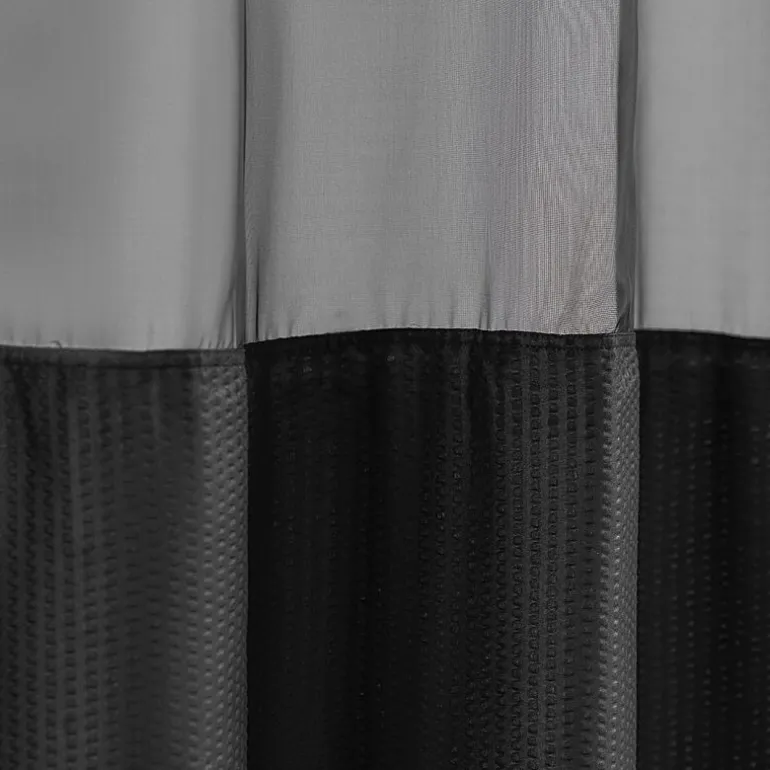 Awesome Home™ No Hook Embossed Snap-In Liner Shower Curtain