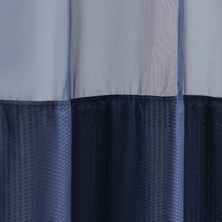 Awesome Home™ No Hook Embossed Snap-In Liner Shower Curtain