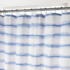 Awesome Home™ Wavy Stripe Recycled Shower Curtain