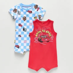 Baby Boys Cars Short Sleeve 2-pc. Romper