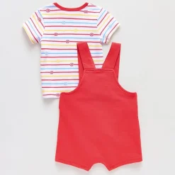 Baby Boys 2-pc. Cars Shortall Set