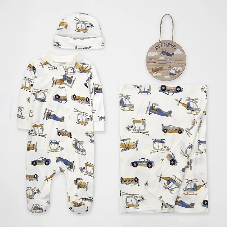 Baby Essentials Baby Boys 4-pc. Baby Clothing Set