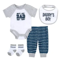 Baby Essentials Baby Boys 4-pc. Baby Clothing Set