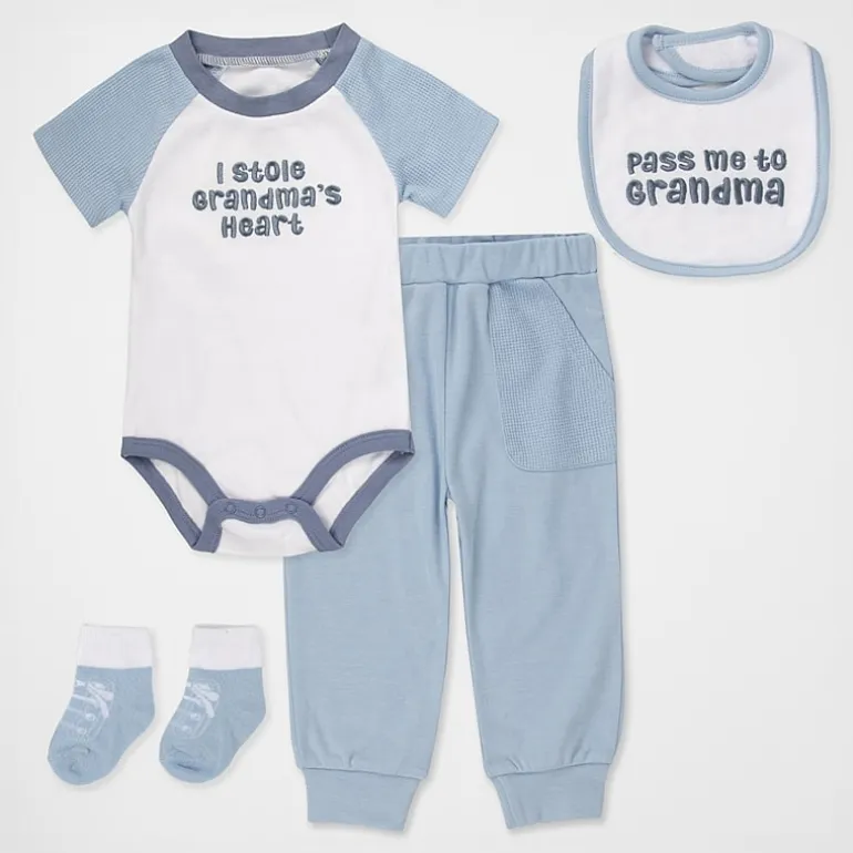 Baby Essentials Baby Boys 4-pc. Pant Set