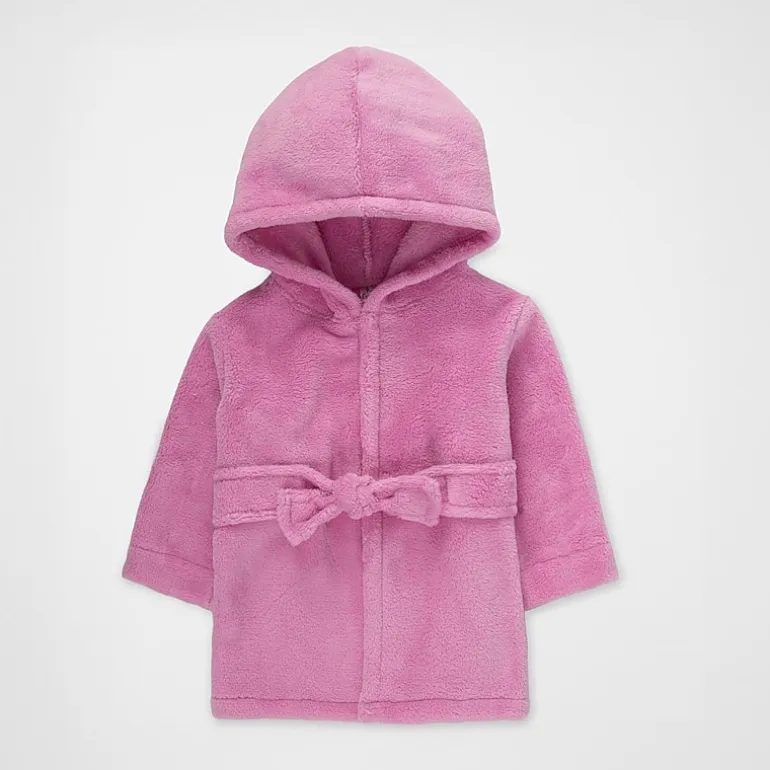 Baby Essentials 0-9 Month Baby Girls Knee Length Long Sleeve Robe