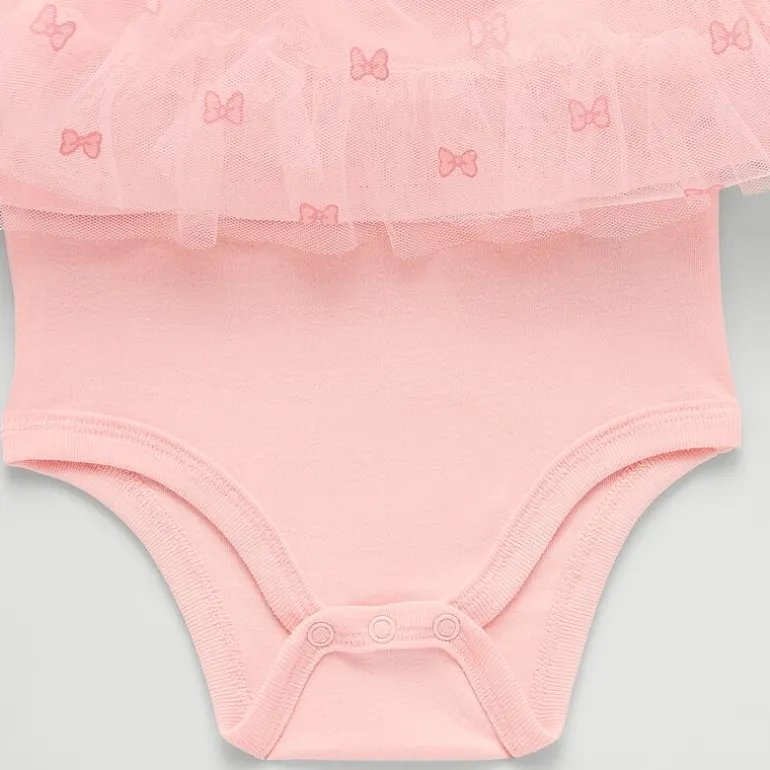 Baby Girls Short Sleeve Minnie Mouse A-Line Dress