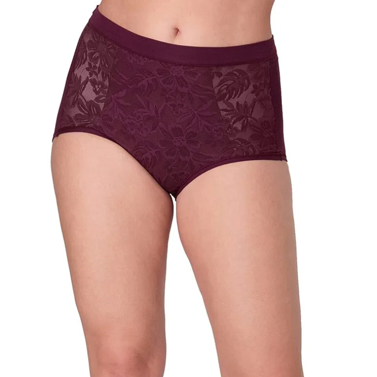 Bali Breathe Cotton Modal Lace High Rise Brief DFCLBF