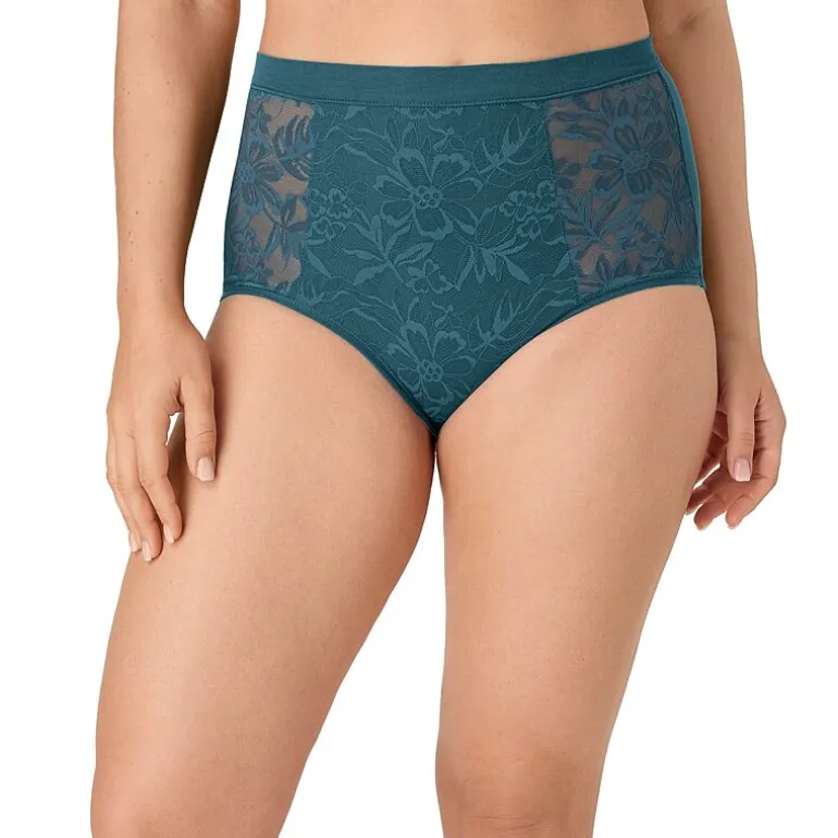 Bali Breathe Cotton Modal Lace High Rise Brief DFCLBF