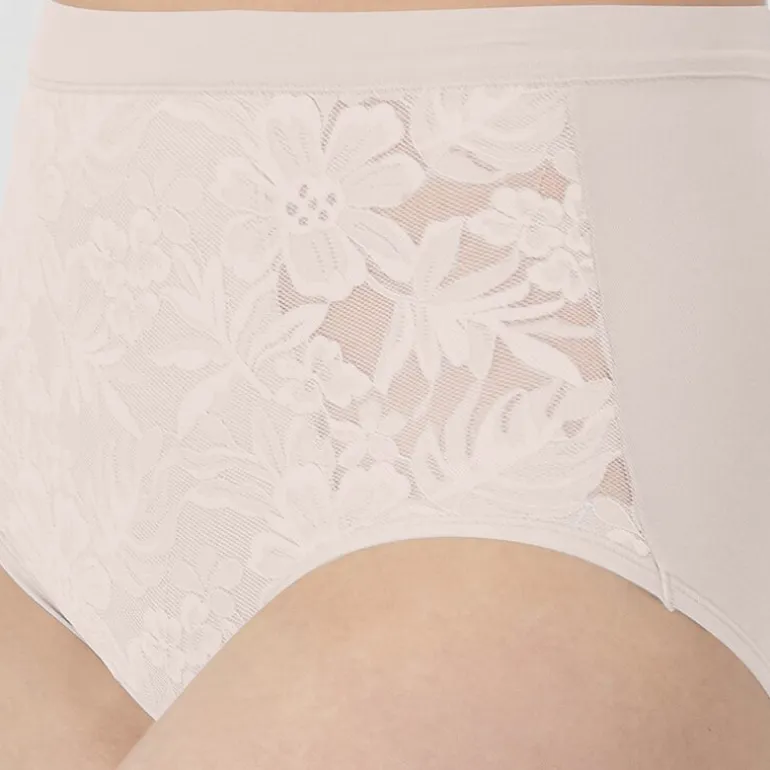Bali Breathe Cotton Modal Lace High Rise Brief DFCLBF