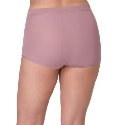 Bali Breathe Cotton Modal Lace High Rise Brief DFCLBF